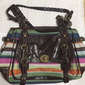 Coach Legacy Varsity Stripe Tote.MAKE ME AN OFFER!
